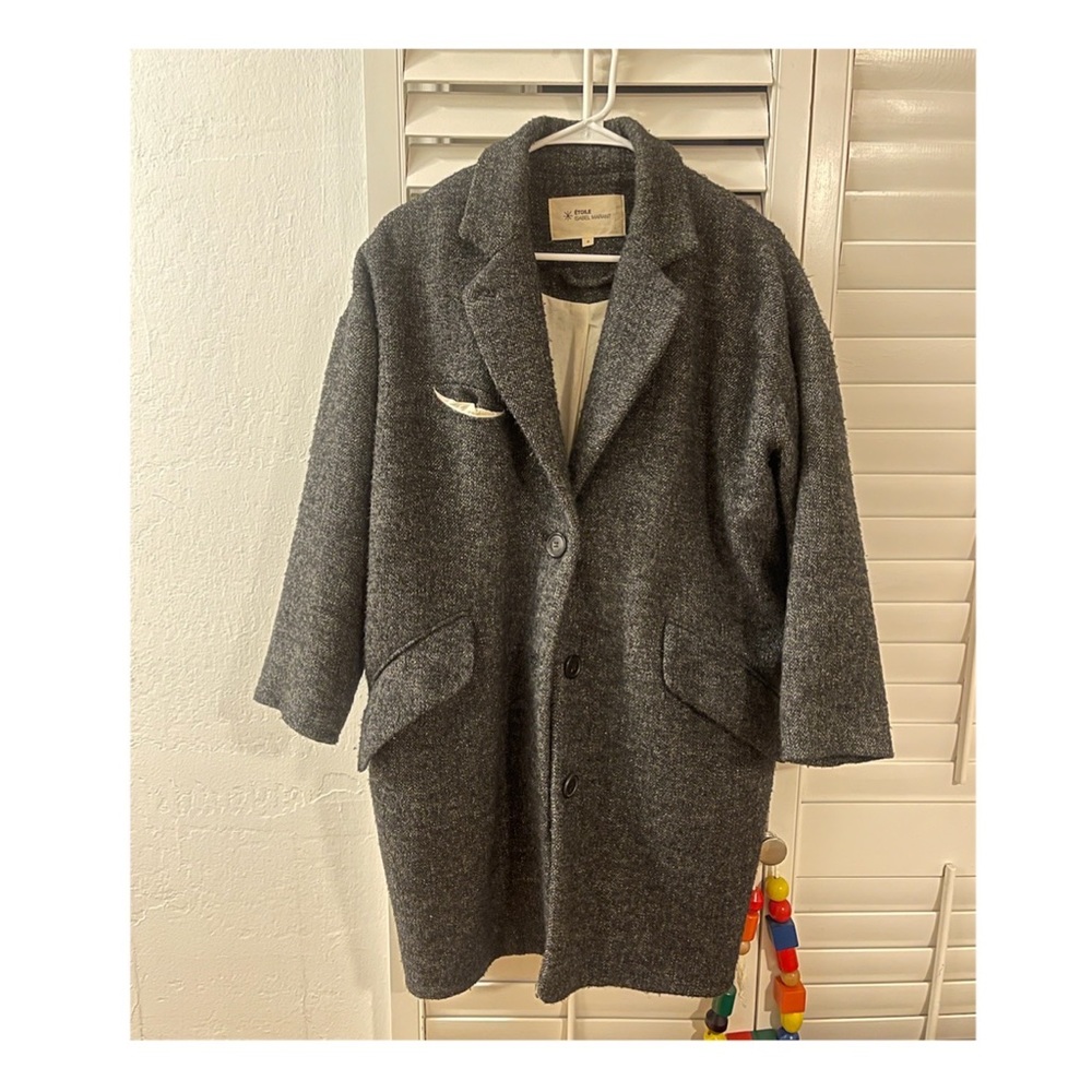 etoile isabel marant coat size 0 oversize